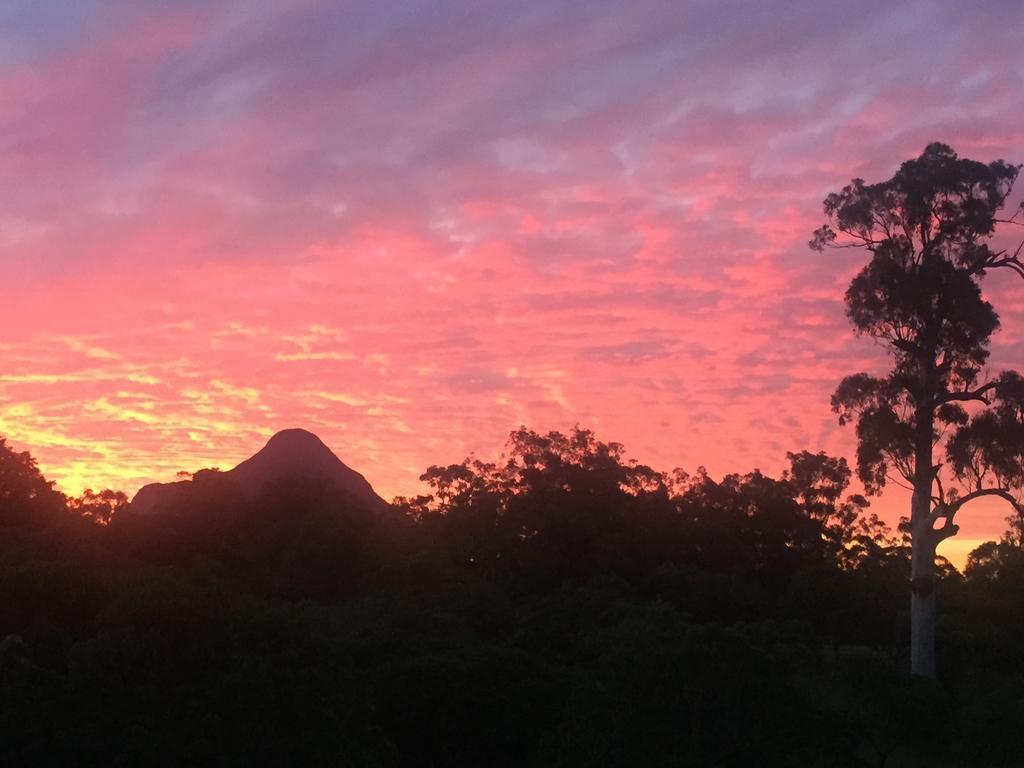 Glass On Glasshouse Glass House Mountains Exterior photo